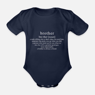 Bror bror - Ekologisk kortärmad babybody