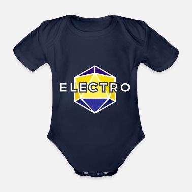 Electro Electro - Ekologisk kortärmad babybody