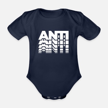 Anti ANTI ANTI - Ekologisk kortärmad babybody