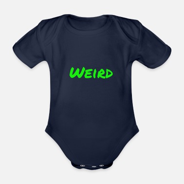 Weird weird - Ekologisk kortärmad babybody