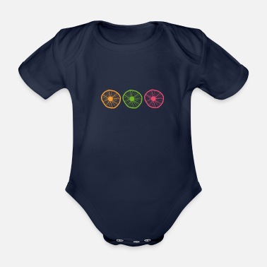 Hjul Hjul - Ekologisk kortärmad babybody