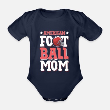 American Football Fotboll mamma mamma mamma - Ekologisk kortärmad babybody
