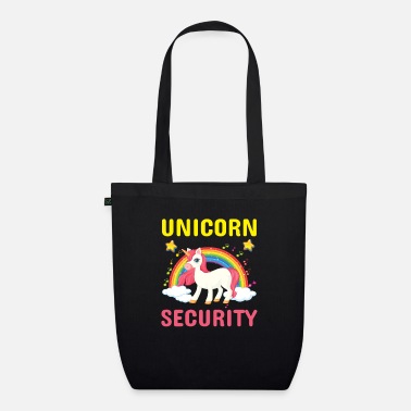 Cool Unicorn Quote Unicorn Security - Organic Tote Bag