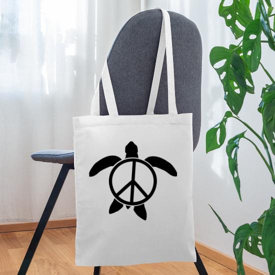 Peace Symbole Sac Tissu Sac Sign Logo Paix Arc-en-Ciel Hippie 60 S Cultur 
