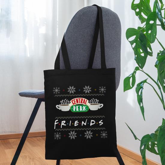 Spreadshirt Friends Pull Moche De Noël Central Perk Tote Bag 