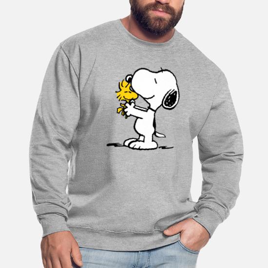 Spreadshirt Peanuts Snoopy Woodstock Und Die Hundehütte Schlafen Unisex Pullover