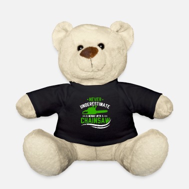 Funny Chainsaw T-shirt - Teddy Bear