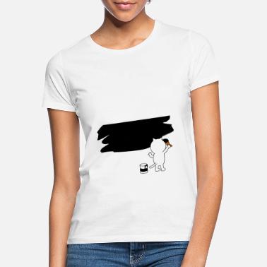Maalaus Kissan maalaus - Naisten t-paita