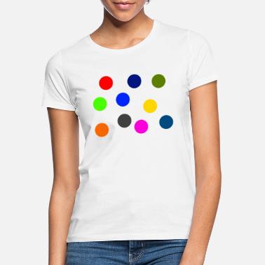 Cercle Points colorés - T-shirt Femme
