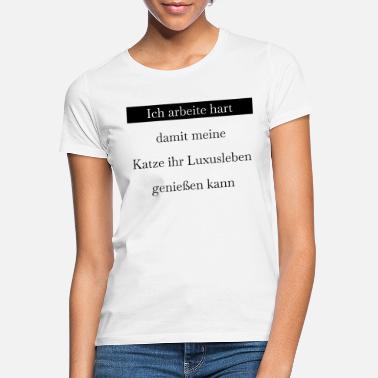 Schnurrhaare geburtstag witzig girlie katze i love cats herz - Frauen T-Shirt