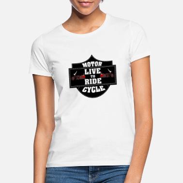 Täyttä Häkää moottoripyörä - Naisten t-paita