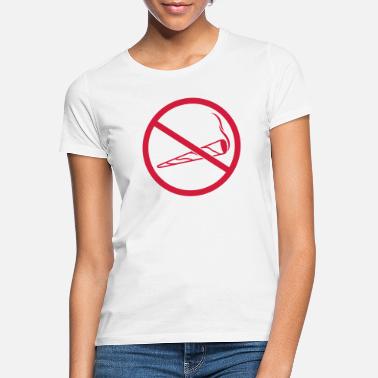 Forbudt forbudt fælles skjoldzone ingen clipart logo hamp - T-shirt dame