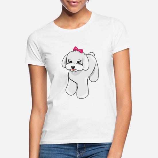 I love coeur chiots t-shirt pour enfant rose