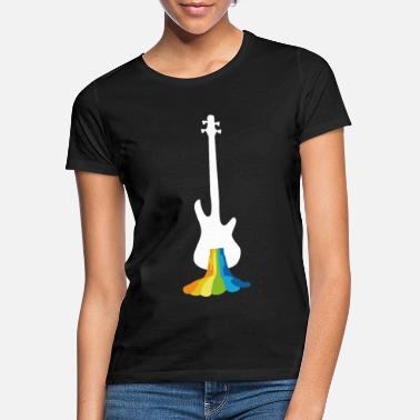 Bass Bass Player Gift Bass Guitar Rainbow Bassist - Women&#39;s T-Shirt