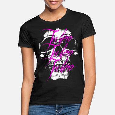 Techno Techno Techno Techno Skull - T-skjorte for kvinner