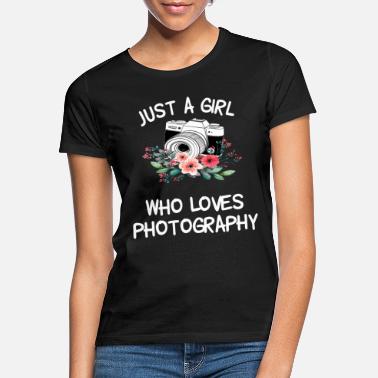 Tylko dziewczyna, która kocha fotografię - Koszulka damska
