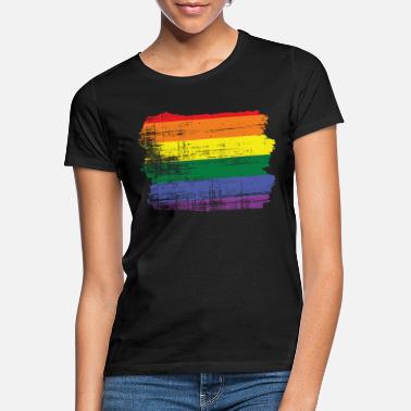 Farge homofile farger homofil - T-skjorte for kvinner