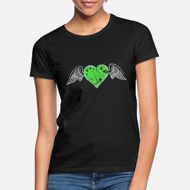 Sydän Siivillä Vihreä sydän siivillä - Naisten t-paita