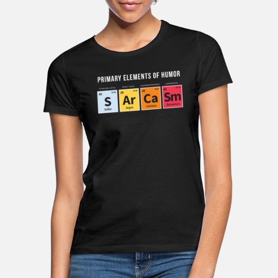 Sarcasme Elements-femme drôle Premium T-Shirt