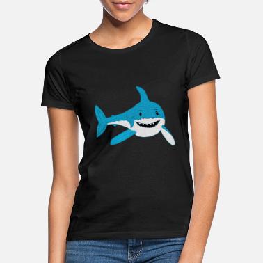 Zwierzątka Rekin podwodny wzór zwierzątka - Koszulka damska
