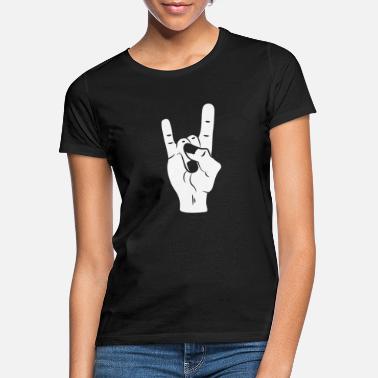 Devil Rock On Devil Horns - Frauen T-Shirt
