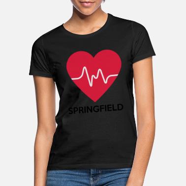 Springfield Herz Springfield - Frauen T-Shirt