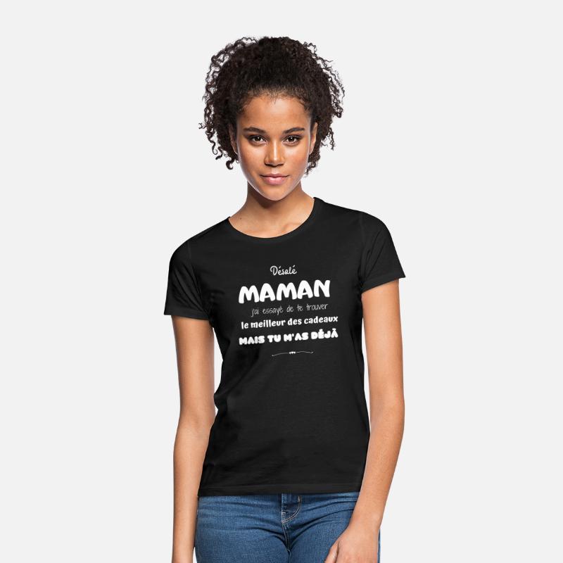 Fête des Mères Maman Géniale Qui Assure Grave T-Shirt Femme