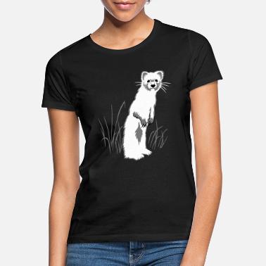 Wiesel Wiesel auf Wiese - Frauen T-Shirt