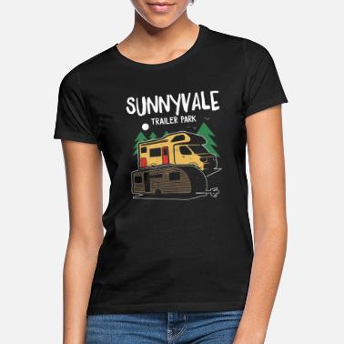 Boys Hauska suunnittelu Trailer Park Sunnyvale Lovers -suunnittelu - Naisten t-paita