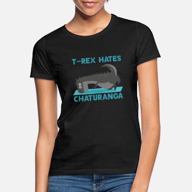 Rex Yoga T-Rex Dinosaurier Witz Meditation Yoga Lehrer - Frauen T-Shirt