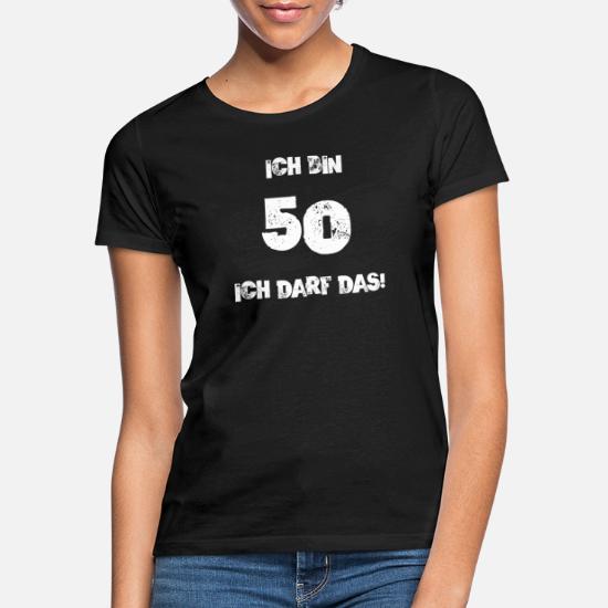 Geburtstag Geschenke 50 50ster Party Fünfzigsten Fun T-Shirt  Shirts zum 50 