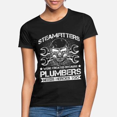 Boiler Steam whistle smoking pipe smoker dad - Women&#39;s T-Shirt
