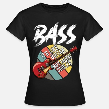 Battement de cœur Guitare Basse T-Shirt Bassiste Musicien 