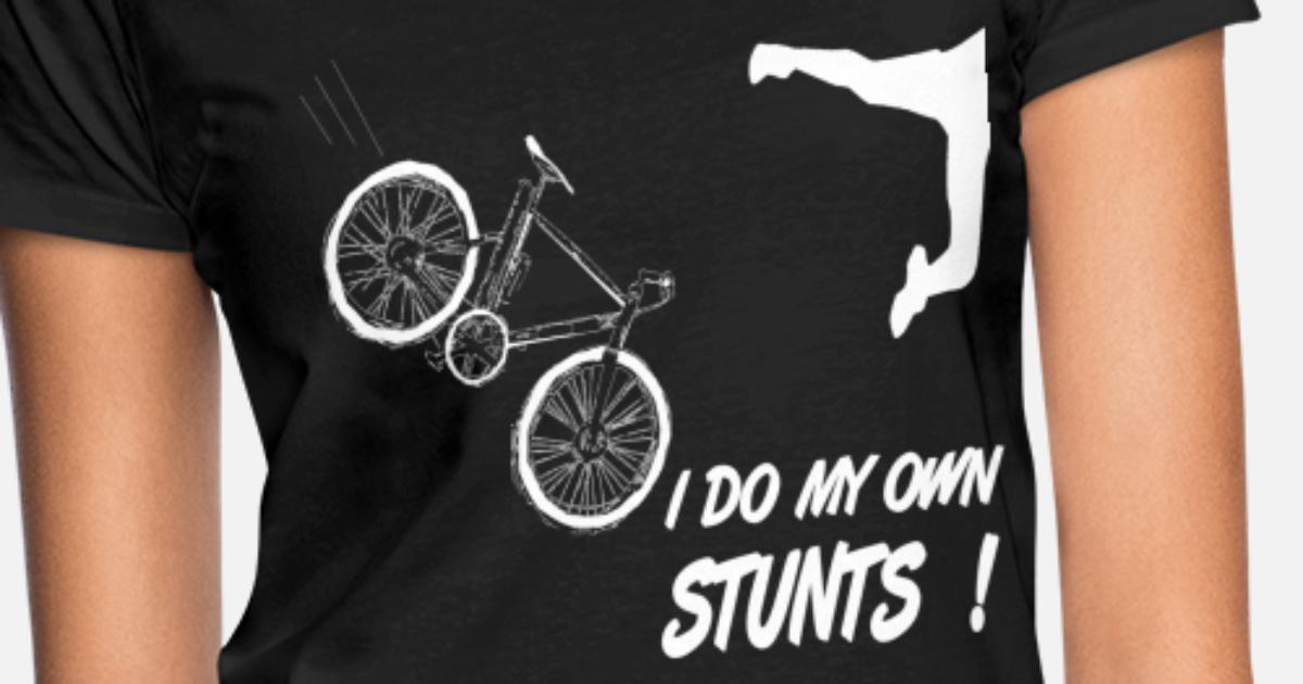 Cyclist bike, bike fall accident humor funny' Women's Slim Fit T-Shirt |  Spreadshirt
