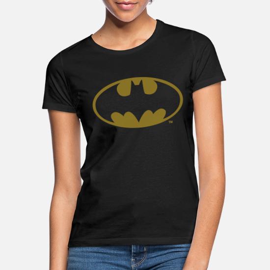 LOGOSHIRT Superheld schwarz DC Comics Batman Logo Kinder T-Shirt 