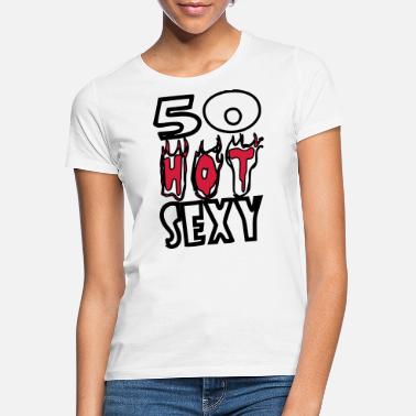 Geburtstagsgruß 50. Geburtstag Geburtstagsgruß Birthday Geschenk - Frauen T-Shirt