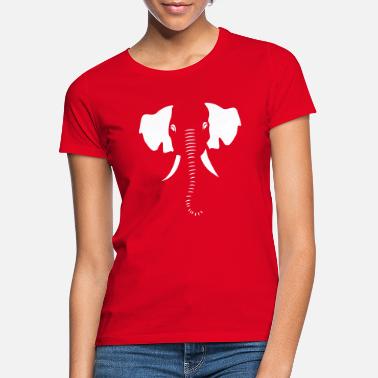 Neshorn elefant - T-skjorte for kvinner