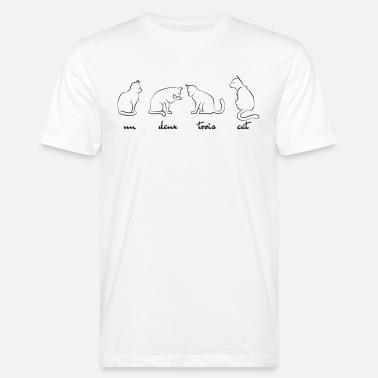 Deux Un Deux Trois Cat - T-shirt bio Homme