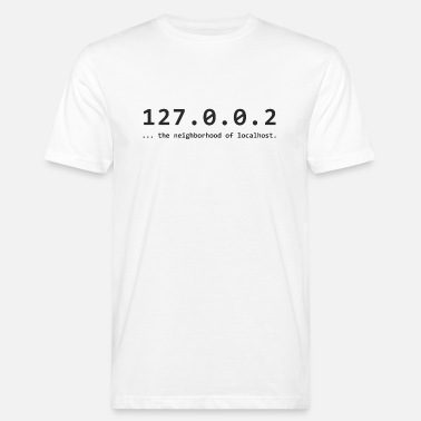 Hosta 127.0.0.2 - sąsiedztwo hosta lokalnego - Ekologiczna koszulka męska