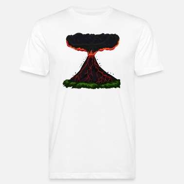 Eruption Erupting volcano - Men’s Organic T-Shirt