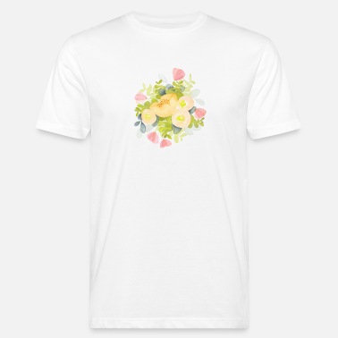 Contact Bouquet pastel - T-shirt bio Homme