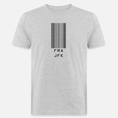Jfk FRA JFK - Økologisk T-skjorte for menn