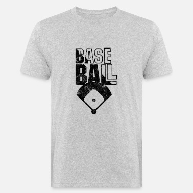 Spillefeltet Baseball court spillefelt - Økologisk T-skjorte for menn