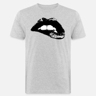 Verführerisch Verführerische Lippen - Männer Bio T-Shirt