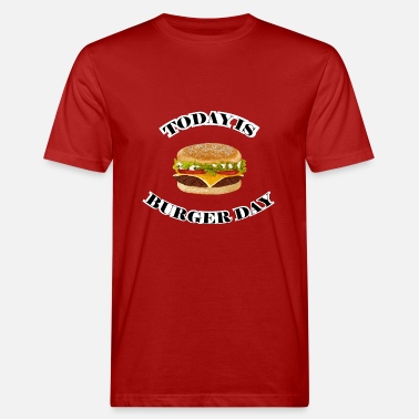 Burger Burger - Pikaruoka - päivä - Miesten luomu t-paita