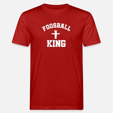 Ammattilaisurheilija Foosball King Distressed - Miesten luomu t-paita