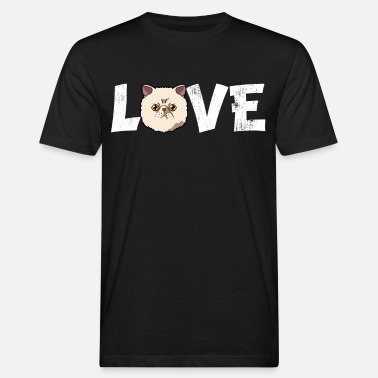 Exótico De Pelo Corto Gato Love Regalo Camiseta