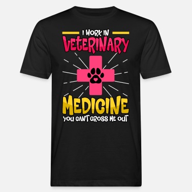Redning Morsomt jeg jobber i veterinærmedisin Veterinær - Økologisk T-skjorte for menn