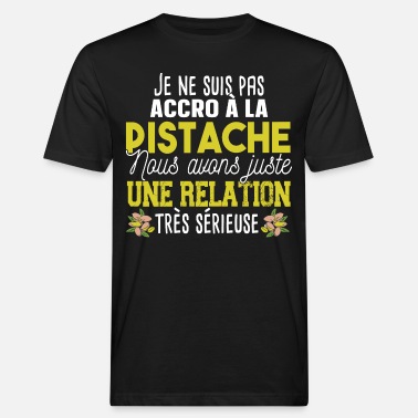 Crème Glacée Pistache Apéro Glace Gourmand Humour Cadeau - T-shirt bio Homme