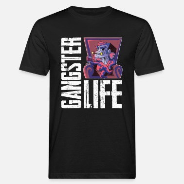Gangster mafia gangster live - Økologisk T-skjorte for menn